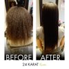 Hair Bar NYC 24 Karat Brazilian Keratin Treatment with Collagen & Argan Oil (For Thick & Coarse Hair) Up to 2 Applications, Lasts up to 5 months 4oz 118ml