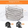 Goldlion Dehydrator Rack Stainless Steel Stand Accessories Compatible with Ninja Foodi Pressure Cooker and Air Fryer 6.5 and 8 Quart, Instant Pot Air Fryer 8 Qt
