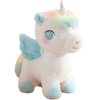 Plush Unicorn Stuffed Animal Unicorn Hugging Pillow Unicorn Plushies Throw Pillow Unicorn Anime Gift for Kids and Lovers in Birthday,Valentine's Day,Christmas (14 Inch, Blue)