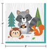 Creative Converting 343946 Forest Friends Beverage Napkins, 16pcs