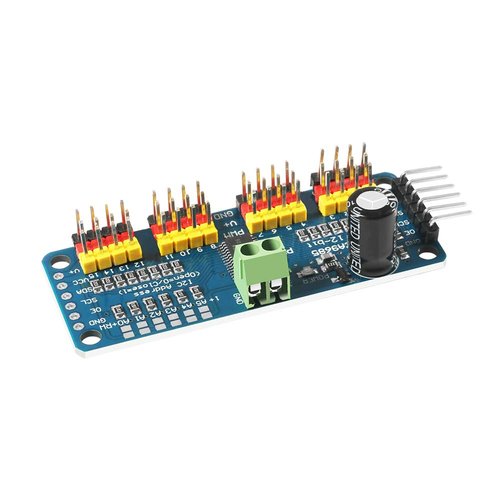 Dorhea PCA9685 16 Channel 12 Bit PWM Servo Driver Board IIC Interface PCA9685 Module Controller Compatible with Raspberry Pi