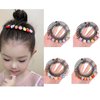 Black Stretchy Full Circles Comb Plastic Circular Hair Comb Stretchy Headband Holder For Women Girls Comb Hair Clips Broken Hair Ar Hair Combs Styling Tools and Appliances