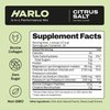 Harlo - Citrus Salt Electrolyte Drink Mix with Bovine Collagen & Creatine - Creatine Monohydrate Powder - Energy Drink Powder - Pre Workout Powder - Sugar Free Energy Drinks - Post Workout Recovery