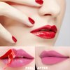 ONMYLOVIN 3 Colors Peel Off Matte Lip Tint, Peel Off Lip Stain, Matte Lasting Tattoo Lip Gloss, Non-Stick Cup Liquid Lipstick Tinted Lip Stain,Waterproof Formula (1&2&3#)