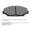R1 Concepts Semi Met Brake Pads| Automotive Replacement Brake Pads| Fits 2020-2022 BMW 228i; 2014-2021 i3; 2016-2022 X1, Mini Cooper; 2018-2022 X2