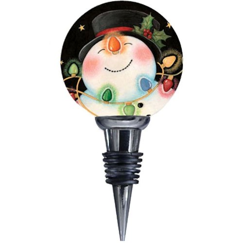 Ne'Qwa Art D-Light-Ful Wine Stopper By Artist Susan Winget 214