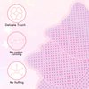 MEKK Lint Free Nail Wipes,400PCS Cat Shape Nail Polish Remover Wipes,Super Absorbent Soft Non-Woven Fabric Lash Glue Wipes,Cleaning Pad Cloth for Lash Extension & Nail Polish Bottle(PINK)