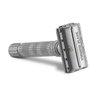 VIKINGS BLADE Adjustable Double Edge Safety Razor + Luxury Case. Smooth, Reusable, Eco-Friendly (The Emperor “Frosted Chrome”)