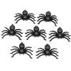 Aeyistry 100 Pcs Plastic Halloween Spiders Halloween Party Prank Props for Halloween Indoor Outdoor Party Decorations(Black)