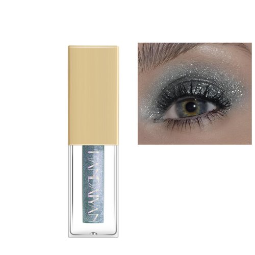 BEUKING Eye shadow 12 Colors White/Purple/Black/Red/Pink/Orange/Silver Waterproof Long Lasting Glitter Highlighter Pearlescent Shiny Eye Shadow Sequin Eye Silky Cosmetics For Daily Eye Makeup (11#)