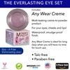 The Everlasting Eye 5 Piece Waterproof Makeup Set. Gel Eyeliner, Creme Eyeshadow, 2 brushes and Mesh Bag. Paraben-free, Talc-free, Cruelty-free. Elsa/Blue Angel 1112