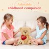BENINY 12" Teddy Bear with Heart, Cute Brown Teddy Bear Stuffed Animals for Valentines Day Soft Bear Plushie Toy Stuffed Bear Plush Gifts for Girlfriend Kid