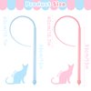 PATTEPOINT 2 Pcs Cat Toy Wand Cat Toys for Bored Indoor Adult Cats Cat Wand Toys for Indoor Cats Silicone Mouse Tail Interactive Cat Toy