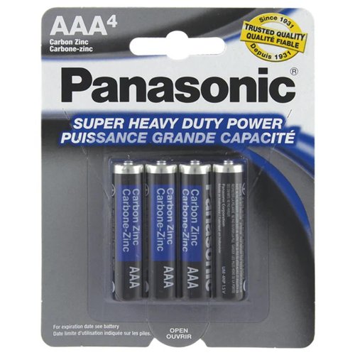 Panasonic AAA Batteries (4 Pack)
