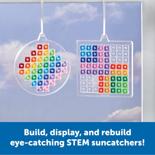 Learning Resources STEM Explorers Suncatchers Art Kit - STEM Toys for Kids Ages 5+, STEM Toys, Science for Kids, Building Toys, STEM Projects