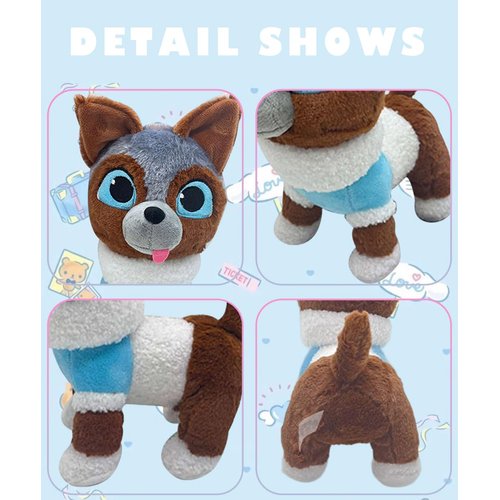 Seaehey Puss Cat Perrito Plush Toy Figure Last Wish Toys Perrito Doll Cute Stuffed Animal Dog Toys Plushies Gift
