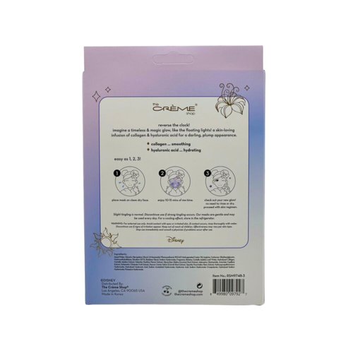 The Crème Shop Rapunzel Printed Essence Sheet Mask - Timeless Glow, Paraben-Free, Sulfate-Free & Cruelty-Free Korean Face Mask (Set of 3)