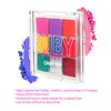 Ruby Kisses Eyeshadow Palette Highly Pigmented Eye Makeup 9 Shades Matte Shimmer Metallic Eyeshadow Palette, Festival Eye Makeup (Candy Pop)
