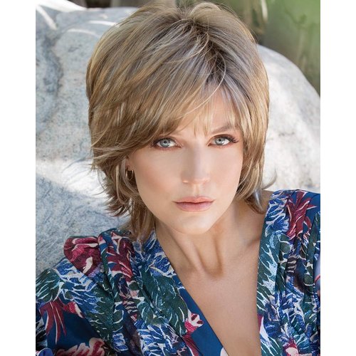 RicHyun Short Blonde Bob Wigs for White Women Synthetic Hair Heat Resistant Daily Wear Party Cosplay Wigs