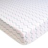 American Baby Company 3 Pack Fitted Crib Sheets 28" x 52", Soft Breathable Neutral 100% Cotton Jersey Sheet, Blush Pink Star/Zigzag, for Boys and Girls, Fits Crib and Toddler Bed mattresses