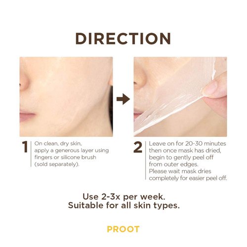 Calendula Peel Off Mask | With Herbal Infused Brightening Serum | Formulated with Real Calendula Flower Leaves and Extracts | Korean Skin Care, Vegan, Cruelty-Free | 3.38 oz