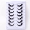 SQYlashes Cat Eye Natural Lashes Wispy False Eyelashes Short Fluffy Fake Lashes- 7 Pairs, ZG86