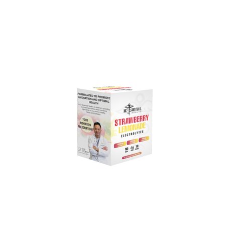Dr. Botanical Health Electrolyte Drink Mix – Strawberry Lemonade Electrolytes - 10 Count - No Added sugars - On The Go Hydration Packets - No Artificial Colors or Flavors - Vegan, Gluten Free