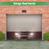4 Pcs 6' × 6" Long Canvas Sandbags- Thickened Canvas Flood Protection Sand Bags with Elastic Band Reusable Flood Water Barrier Rain Wind Flood Barrier Tube Sandbags for Door Window Flood Control