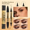 G G Colors 2 in 1 Magic Eyebrow Pencil, 4 Tip Microblade Eyebrow Pen Microblading Eyebrow Pencil Contouring Pen for Natural Daily Look Eyebrow Makeup