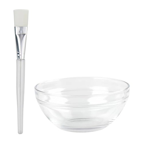CALLARON 12pcs Mask Bowl Mask Brush Soft Applicator Makeup Applicator Silicon Spatula Silicone Spatula Turner Diy Mask Tools Clear Mixing Bowls for Clay Transparent Salad Bowl