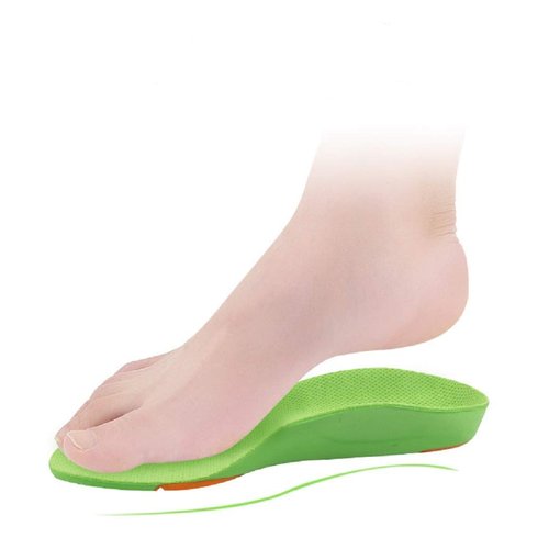 Children Orthotic Insoles Kids Orthopedic Insert for Flat Feet Plantar Fasciitis Toe in with Arch Support Soft Heel 1 Pair - 23 CM