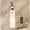 Halloween Ghost Hand Sanitizer Holder And/Or Lip Balm Holder