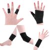 12 Pieces Self Adhesive Bandage Wrap Tape Stretch Self Adherent Cohesive Toe Tape for Sports, Wrist, Ankle, 5 Yards Each (Black, 2 Inches)