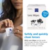 ZEISS Pre-Moistened Lens Cleaning Wipes, 80 Count