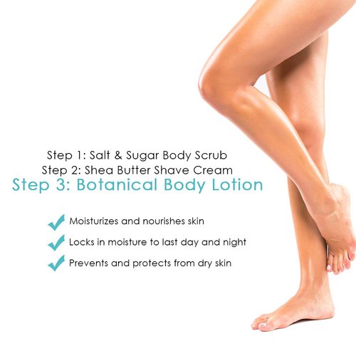 Aveline Botanical Moisturizing Post-Shave Body Lotion for Vibrant Skin (5oz) - Moisturizes and Nourishes Skin Day & Night