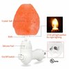 Betus Natural Crystal Himalayan Salt Wall Lamp - Air Purifying Night Light - 360° Rotatable Plug 15W Bulb - Natural