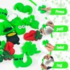 24PCS St Patrick's Day Party Favors Set, Mochi Squishy Mini Cute Squeeze Toy Stress Reliever Anxiety for St Patrick's Day Gift Classroom Party Favors