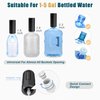 5-Gallon Water Bottle Pump Dispenser: YISH Electric Water Dispenser for Bottled Water Foldable Drinking Water Pump USB-Charging Water Bottle Dispenser Automatic Water Gallon Pump