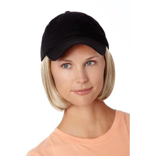 Henry Margu Hair Accents Short Hair with Baseball Cap Wig (8H - MEDIUM BROWN/GOLDEN BROWN HIGHLIGHTS)