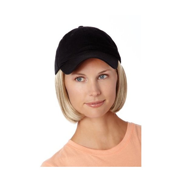 Henry Margu Hair Accents Short Hair with Baseball Cap Wig (8H - MEDIUM BROWN/GOLDEN BROWN HIGHLIGHTS)