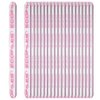 ForPro Professional Collection ECOFILES, Eco-Friendly Manicure and Pedicure Foam Board Nail File, 80/100 Grit, Pink, 20-Count