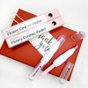 Ceramic Pusher Files for Nails, Manicure Fingernail Files with Cases, Professional Precision Filing Cuticle Remover, Manicure Stick, 2 pieces