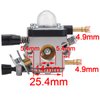 HIPA C1Q-S68G BG55 Carburetor for STIHL BG45 BG46 BG55 BG65 BG85 SH55 SH85 BG55C BG55Z BG65DZ BG85C BG85DZ Leaf Blower Parts Replace C1Q-S68 4229 120 0606 Carb with Primer Bulb Fuel Filter Gasket