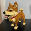 ENHANA Building Block Animal Bricks Dog Shiba Inu Micro Mini Block Dogs Building Animal Set DIY 3D Block Toy Building Blocks for Kids Or Adult and Teens1850 Pieces