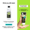 All About Curls 3B Wavy Navy Permanent Hair Color (Prep + Protect Serum & Hair Dye for Curly Hair) - 100% Grey Coverage, Nourished & Radiant Curls