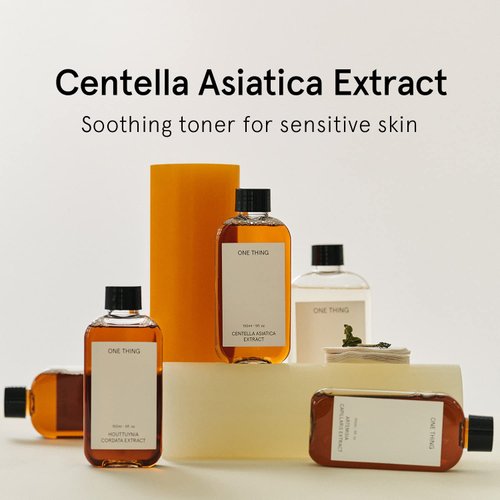 ONE THING Centella Asiatica Extract CICA Toner 5.07 Fl Oz | Hydrating Soothing Facial Extracto for Sensitive Oily Acne Prone Skin, Pure Centella, Redness and Irritation Relief | Vegan Korean Skin Care