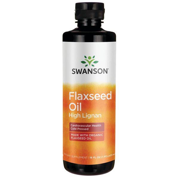 Swanson Flaxseed Oil High Lignan (Omegatru) 16 fl Ounce (473 ml) Liquid