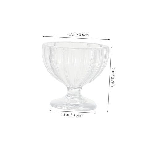 Didiseaon 34Pcs Miniature Cups 1/17 Dollhouse Miniature Wine Cups Mini Drink Cups Set Dollhouse Kitchen Accessories for Dollhouse Decor