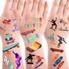 Oringaga 300 Skateboard Party Temporary Tattoos Stickers Sport Birthday Baby Shower Party Supplies Goodie Bag Stuffers Favors Prize Motivational Stickers
