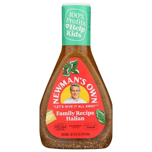 Newman's Own Family Recipie Italian Dressing, 16 Fl Oz (Pack of 2)
